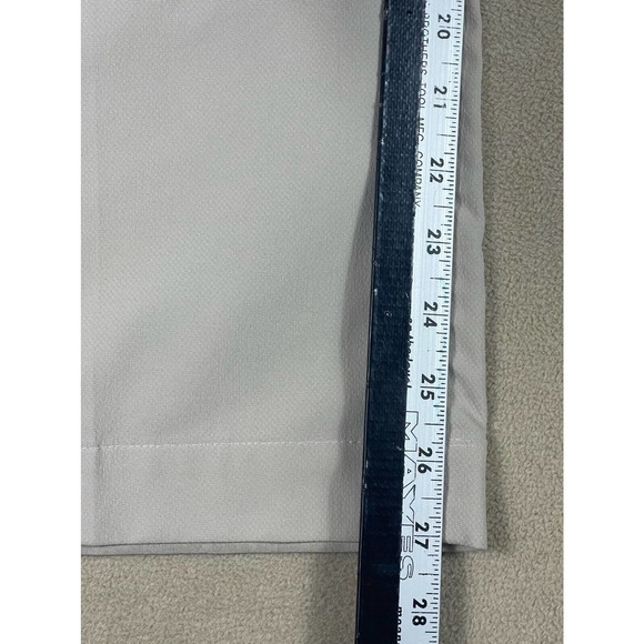 Under Armour Mens Golf Pants Straight Leg Regular Fit Mid Rise Stretch Beige - Picture 9 of 12